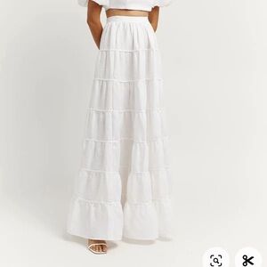 DISSH Aisle Tiered maxi skirt